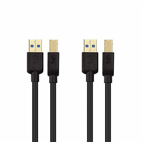 Cable Corto Usb 3.0 (2-pack, 3 Ft, Negro)