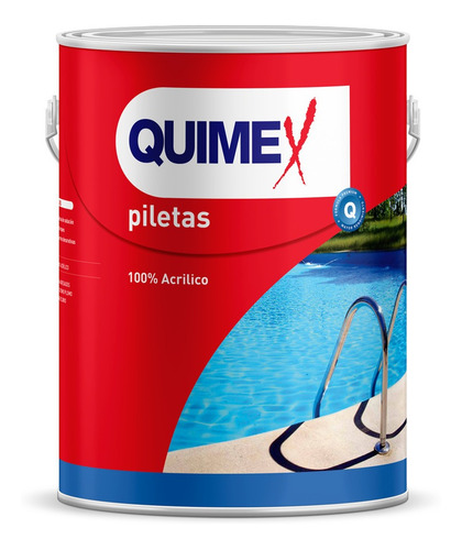 Pintura Pileta Base Acrílica Blanco 4 Litros Quimex