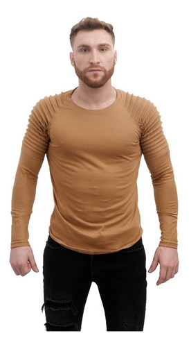 Imagen 3 de 7 de Remera Hombre Manga Larga Ultima Moda Modelo Importa A15
