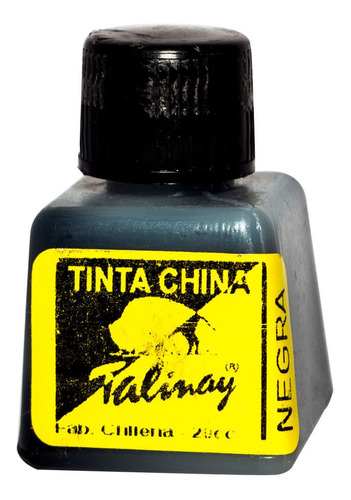 Pack 2 Tinta China 20 Cc Negra Talinay