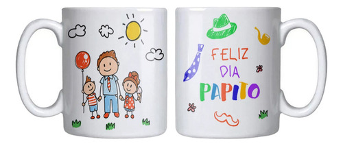 Tazón Día Del Padre Feliz Día Papito Grafimax