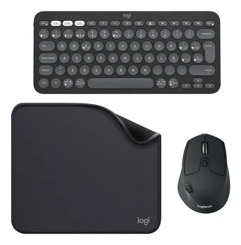 Teclado logitech con mouse pad hotsell