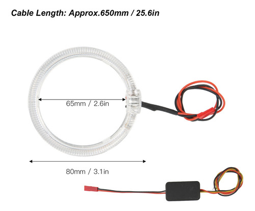 Faro Led Con Forma De Anillo Con Forma De Ojo De Ángel Para