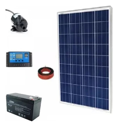 Kit Bomba Agua Solar Altura 2.3 Mt 3.000 Lt X Día + Obsequio