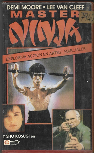 Master Ninja Vhs Lee Van Cleef Demi Moore Shô Kosugi