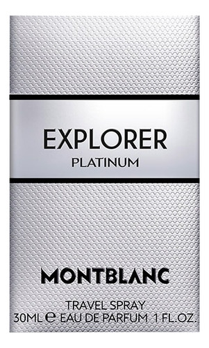 Perfume Amaderado De Hombre Explorer Platinum 30ml Montblanc
