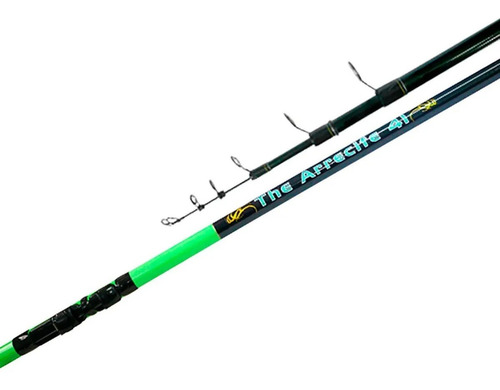 Caña Surfish The Arrecife 4,10m Grafito Pejerrey +tubo Pvc