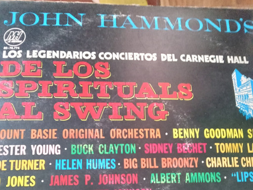 John Hammonds De Los Spirituals Al Swing Si1, Vinilo