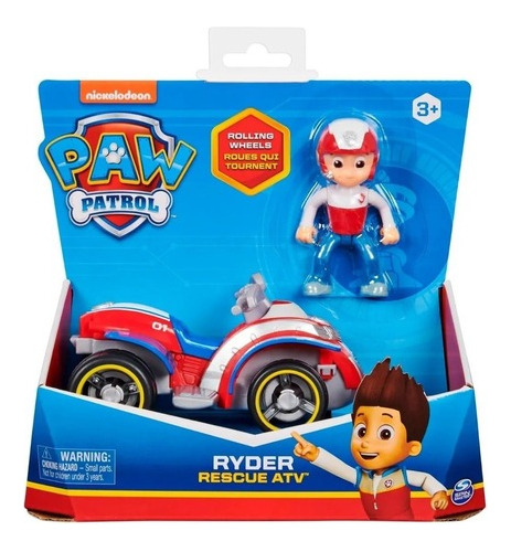 Paw Patrol Vehiculo Mediano Figura Original 16775 Bigshop