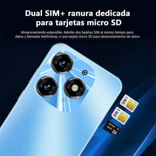 Celular Android Spark 10 Pro De 5.0 En Azul