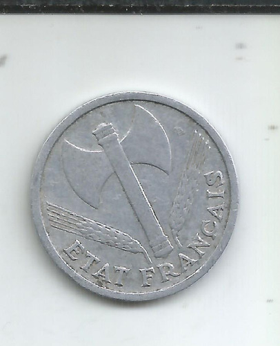 M 180 Francia Moneda Un Franco 1943 (Usado)