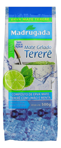 Erva-mate Madrugada tereré limão e menta sem glúten 500 g