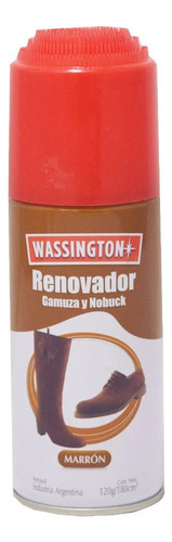 Wassington Renovador De Gamuza Y Nobuck Marron X 120g