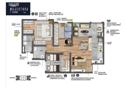 Imagem 2 de 9 de Apartamento - Parque Industrial - Ref: Ri5701 - V-ri5701