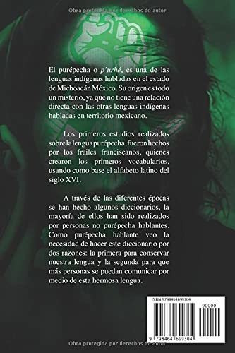 Libro : Diccionario | Purepecha - Español / Español -...