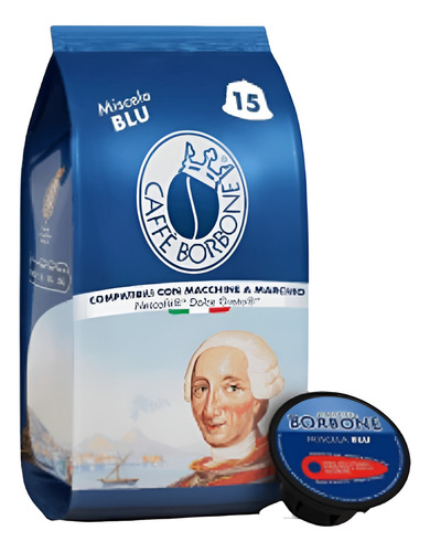 Cápsulas Café Borbone Compatibles Dolce Gusto Miscela Blu