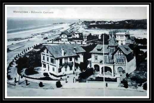 Balneario Carrasco - Montevideo Antiguo - Lámina 45x30 Cm.