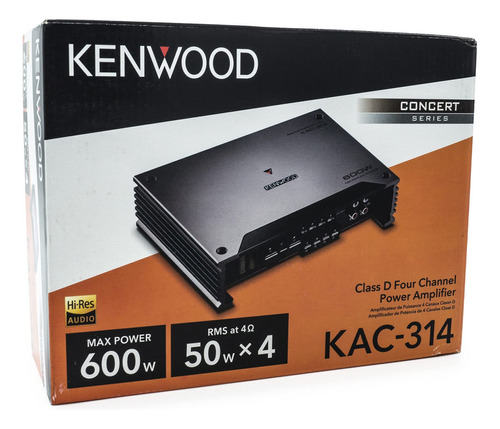 Kenwood Kac-314-serie De Conciertos De 4 Canales Amplificado