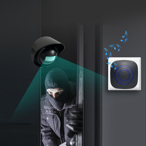 Alarma De Detección De Movimiento Alarma De Puerta 38 Tonos