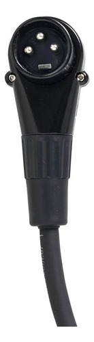 Cabo Xlr Macho 90o Graus Para P10 90o Graus Mono - 50 Cm