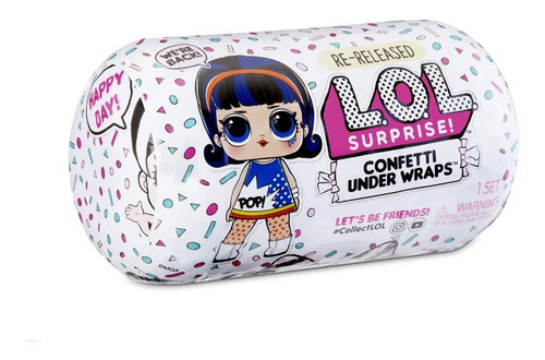 L.o.l Lol Muñeca Sorpresa Underwraps Confetti Pop Capsula