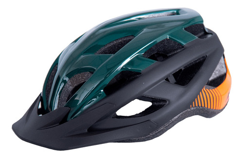 Capacete Asw Bike Fun Bicicleta Montain Bike Fxm Cor Verde Tamanho P/M (54/58cm)