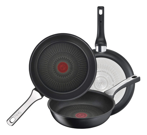 Tefal Unlimited On - Juego De 3 Sartenes: 3 Sartenes