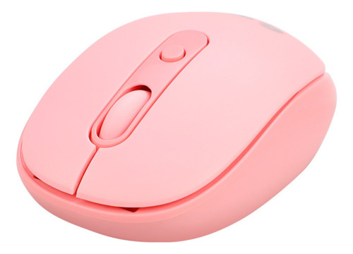 Mouse Optico Inalambrico Teros Te5075 Rosa 1600 Dpi.