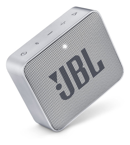 Imagen 2 de 4 de Parlante JBL Go 2 portátil con bluetooth waterproof ash gray