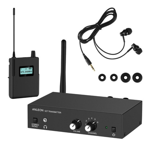 Retorno Palco Monitor Sem Fio In Ear Uhf Anleon S2