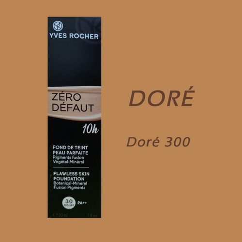 Imagen 1 de 3 de Maquillaje Zero Defaut 10hrs Spf30 Yves Rocher Varios Tonos