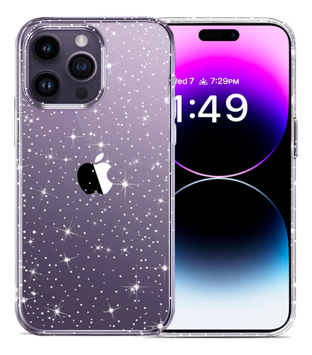 Funda Jjgoo Para iPhone 14 Pro Shockpr Glitter