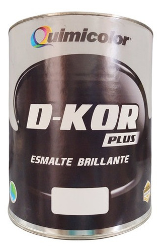 Pintura Esmalte Blanco Ostra Dkor Quimicolor Galon