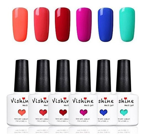 Esmalte De Uñas - Vishine Soak Off Uv Gel Nail Polish Mi