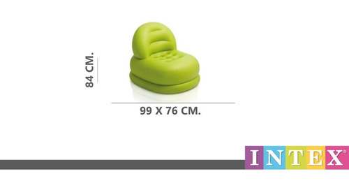 Imagen 2 de 9 de Sillón Inflable Intex Mode