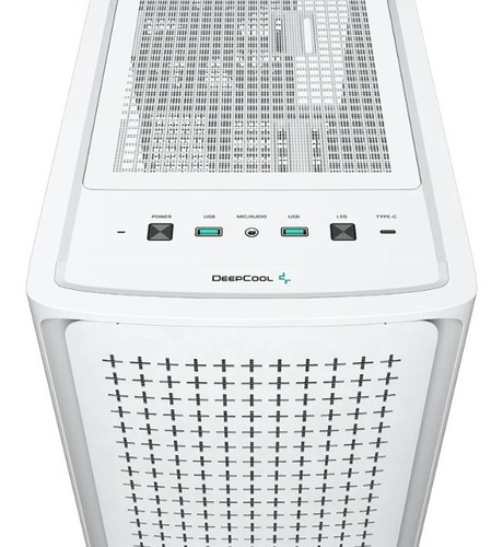 Imagen 7 de 10 de Gabinete Deepcool Ck560 Blanco Alto Flujo De Aire 4 Coolers