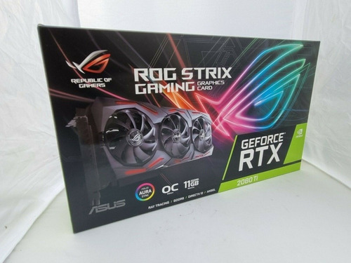 Imagen 1 de 4 de Asus Rog Strix Nvidia Geforce Rtx 2080 Ti Oc Edition 