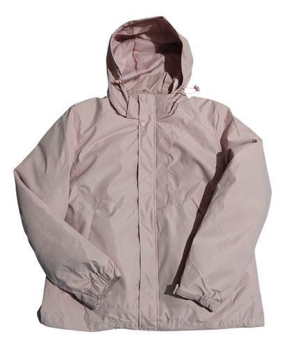 Campera De Mujer Dos En Uno Desmontable Impermeable M Al 8xl