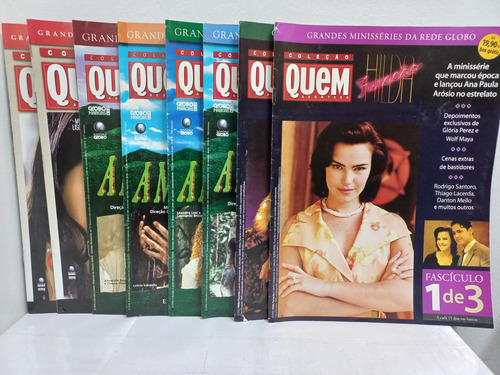 Lote Com 8 Revistas Quem Acontece (em Muito Bom Estado) (Usado)
