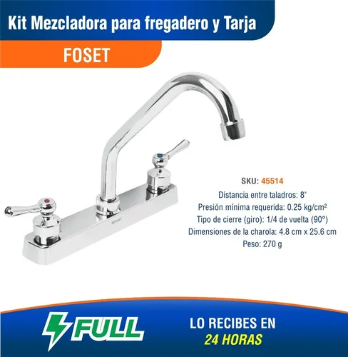 Mezcladora para tarja truper hotsell