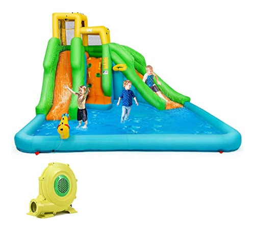 Casa De Rebote Inflable Bountech, Poderosa Piscina De Agua C