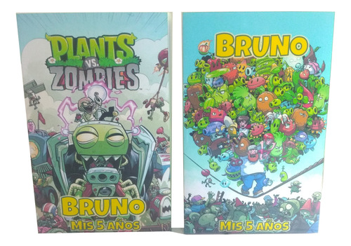 30 Bolsitas Y 30 Libritos Colorear Plantas Vs Zombies 