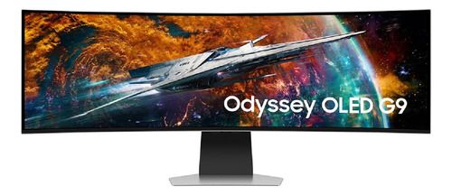 Samsung - Monitor De Juego Inteligente Curvado Odyssey Oled G9 G95sc De 49 Pulgadas, 240 Hz, 0.03 Ms, Dual Qhd, Neo Quantum Processor Pro, Displayhdr 400, Amd Freesync Premium Pro, Ls49cg954snxza