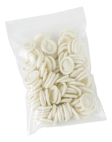 300 Pçs De Látex Descartável Para Berço Capa De Polegar
