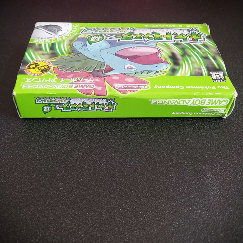Pokémon Leaf Green (japonês) - Game Boy Advance - Completo (Usado)