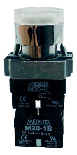 Botão De Pulso Iluminado Para Controle Metaltex