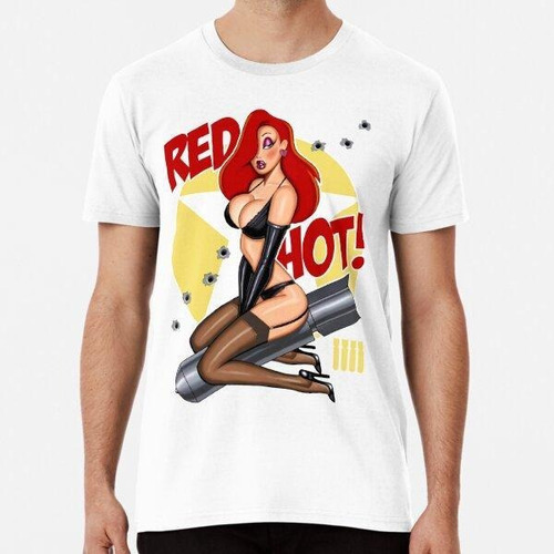 Remera Red Hot Nose Art Jessica Rabbit 17 T Las Mejores Muje