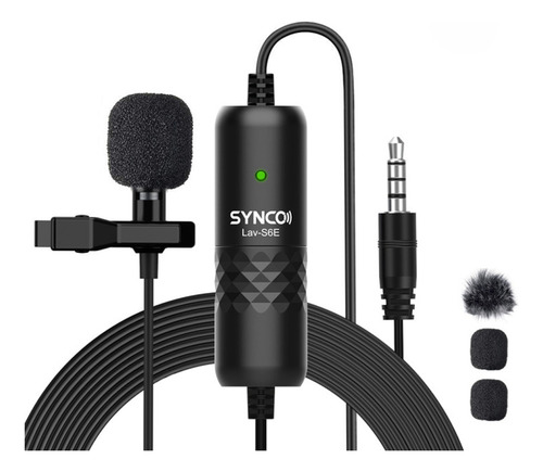 Micrófonos Condensador Lav-s6e Synco Omnidirectional Clip-on