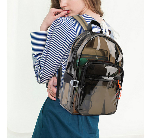 Mochila Transparente I Bolsa De Almacenamiento De Pvc De Gra