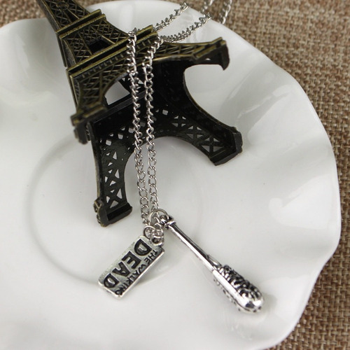 T The Walking Dead - Colar Besta De Morcego Negan Rick Daryl